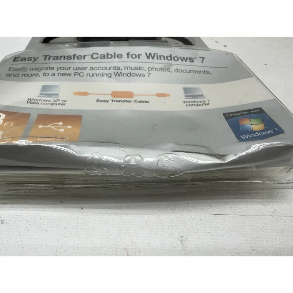 Belkin‎ Easy Transfer Cable for Windows 7 USB 2.0 8ft 2.4m PC Adapter